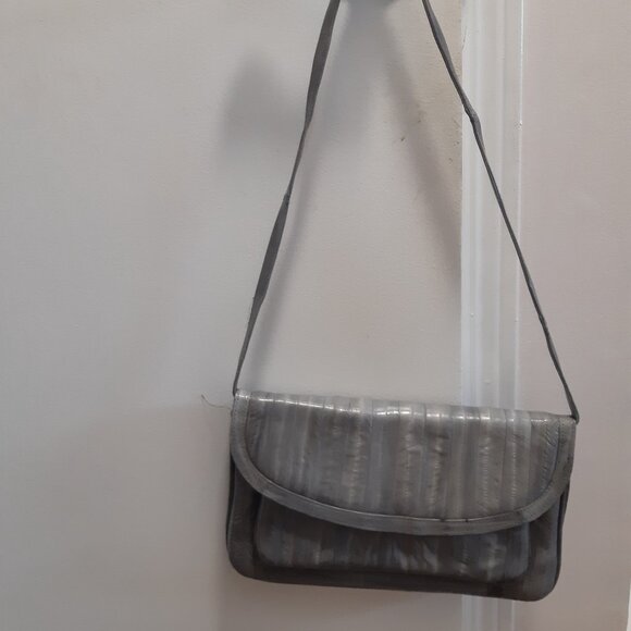 Genuine Eelskin shoulder purse and wallet (Sold as set) - Picture 8 of 15